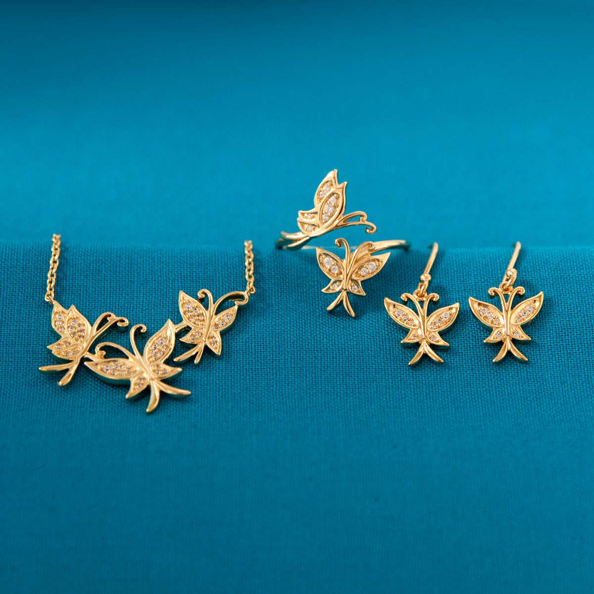 Kercisbeauty Gold Butterfly Earrings for Women India | Ubuy